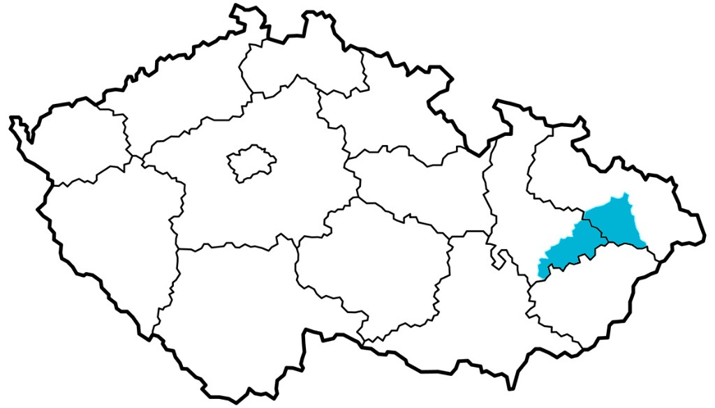 mapa Hranice
