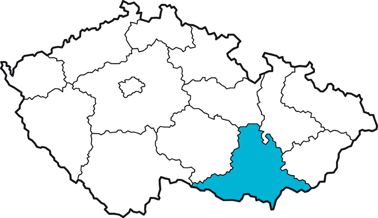mapa Brno